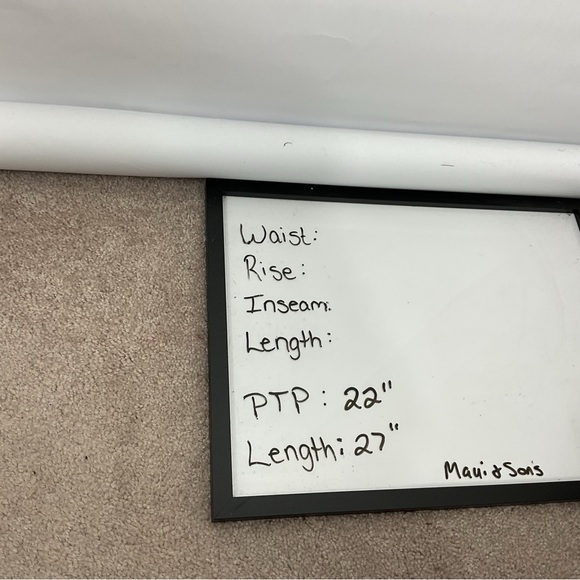 Maui And Sons‎ Blue And Black Full Zip Fleece Jacket Size Medium - Picture 7 of 7